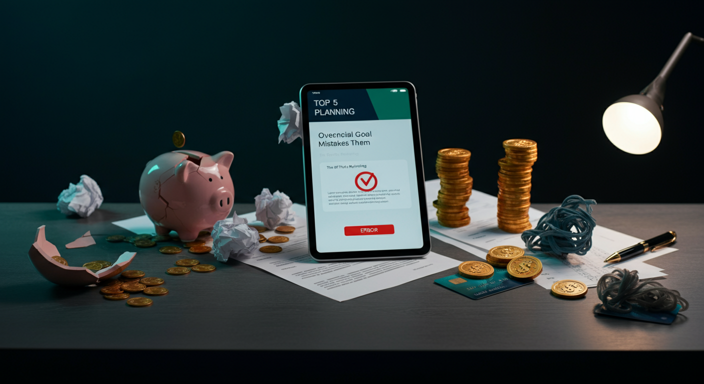 Metas Financeiras 2026: Os 5 Erros a Evitar (Guia Real)