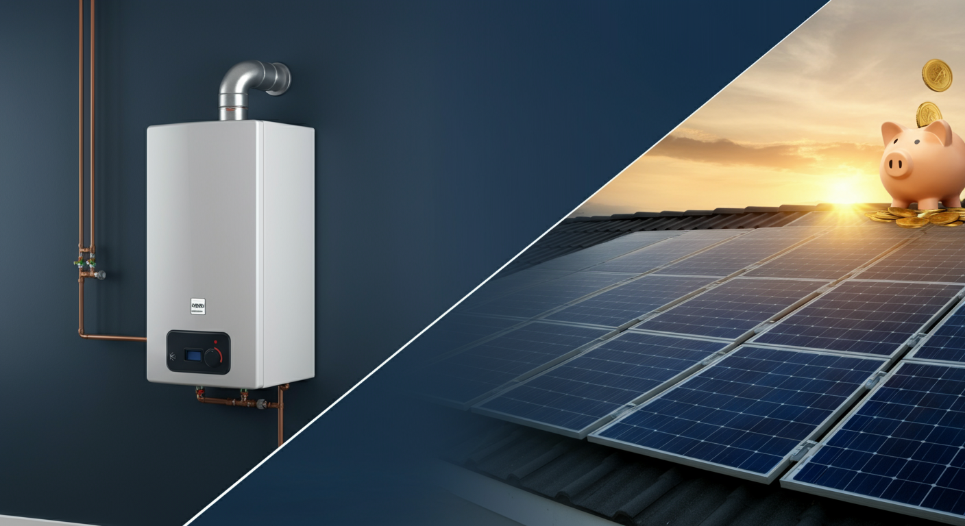 Aquecedor a Gás ou Solar? Guia de Custos e Payback 2026