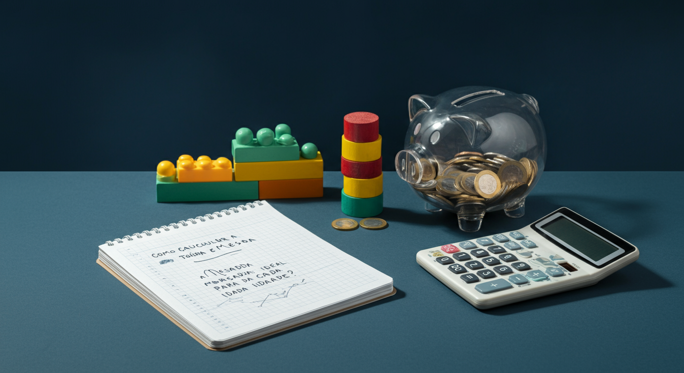 Mesada 2026: O Guia Para Calcular o Valor Ideal Por Idade