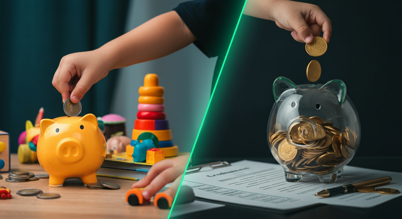 Mesada ou Poupança em 2026: Guia Para o Futuro do seu Filho