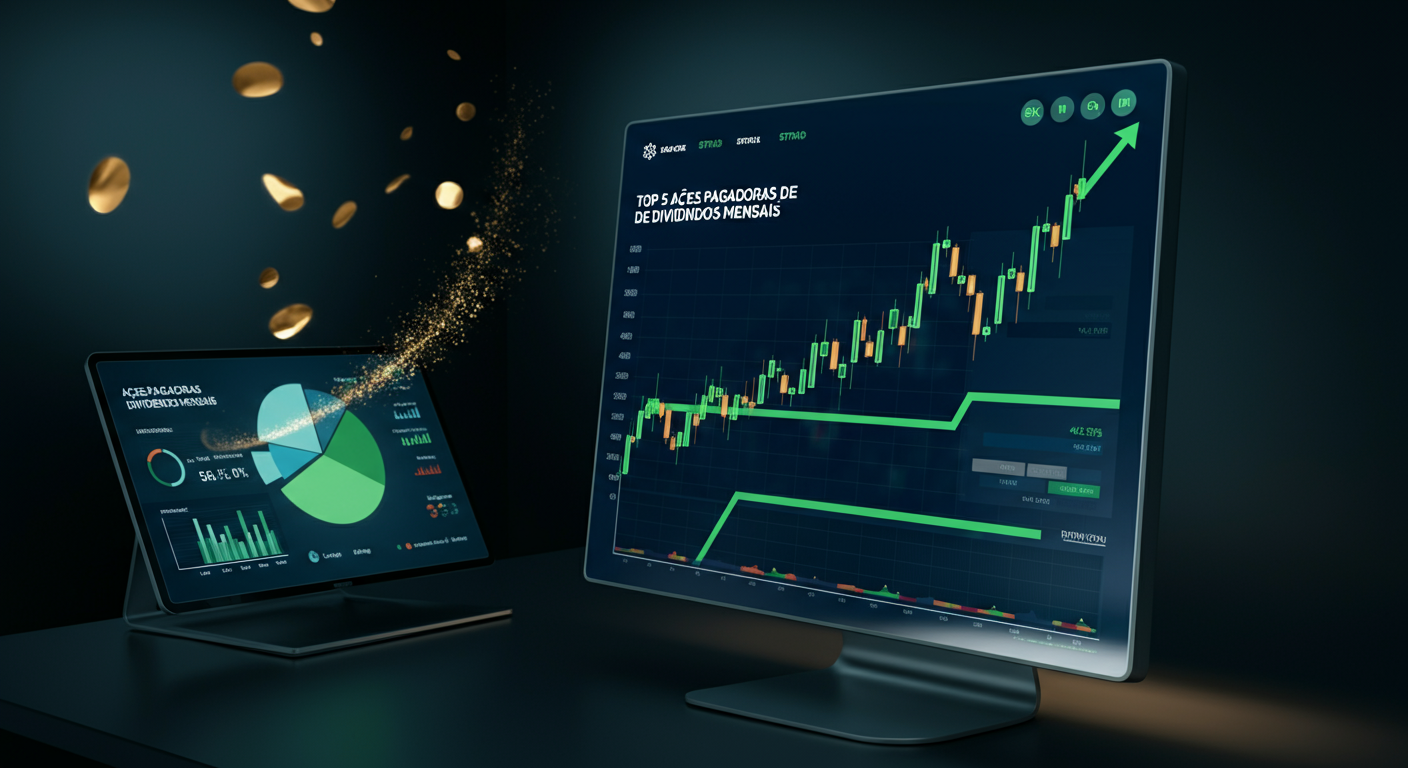 Dividendos Mensais 2026: 5 Ações para Gerar Renda Passiva