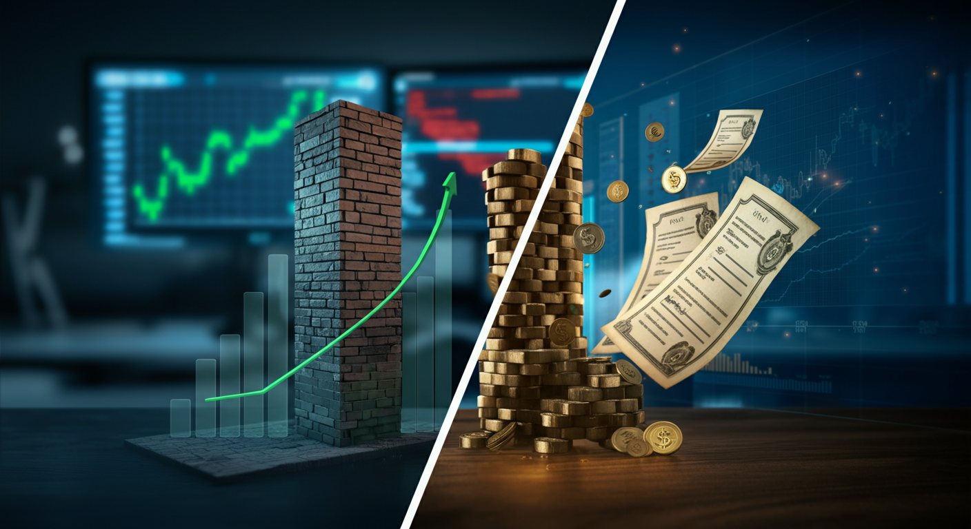 FIIs de Tijolo ou Papel: Qual o Melhor para Renda em 2026?