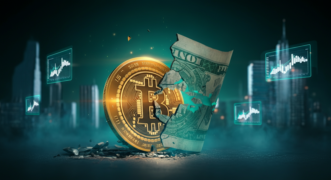 Dólar em 2026: A Ascensão das Moedas Digitais Ameaça o Império?
