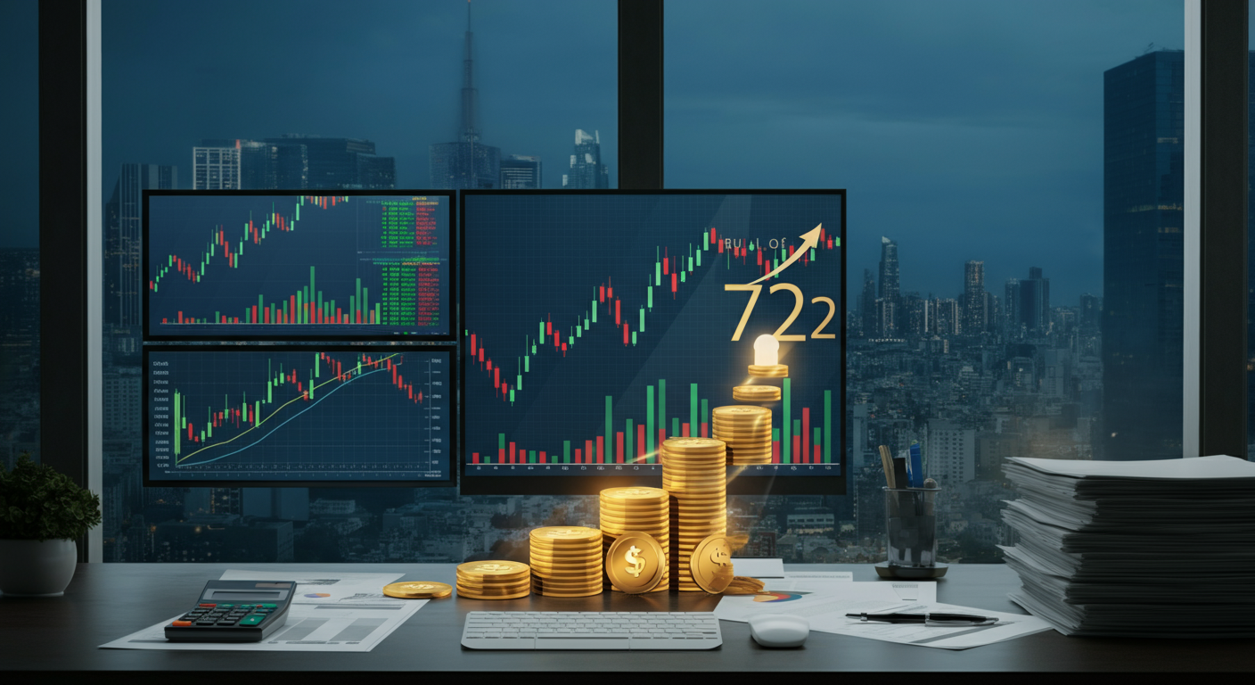 5 Dicas da Regra dos 72 Para Aposentar em 2026