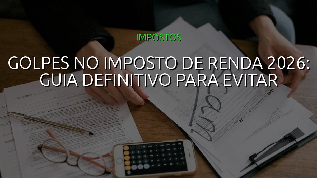 Golpes no Imposto de Renda 2026: Guia Definitivo para Evitar