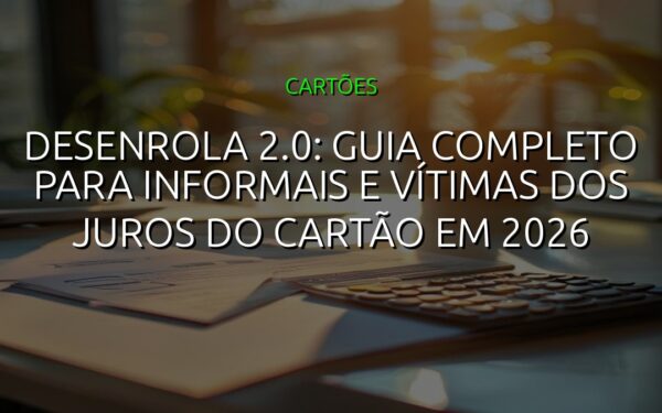 Desenrola 2.0: Guia Completo para Informais e Vítimas dos Juros do Cartão em 2026
