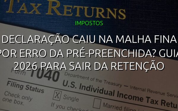 Declaração Caiu na Malha Fina por Erro da Pré-Preenchida? Guia 2026 para Sair da Retenção