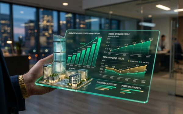 Como Viver de Renda com Fundos Imobiliários (FIIs) e Tesouro IPCA+ em 2026: Simulador de Carteira
